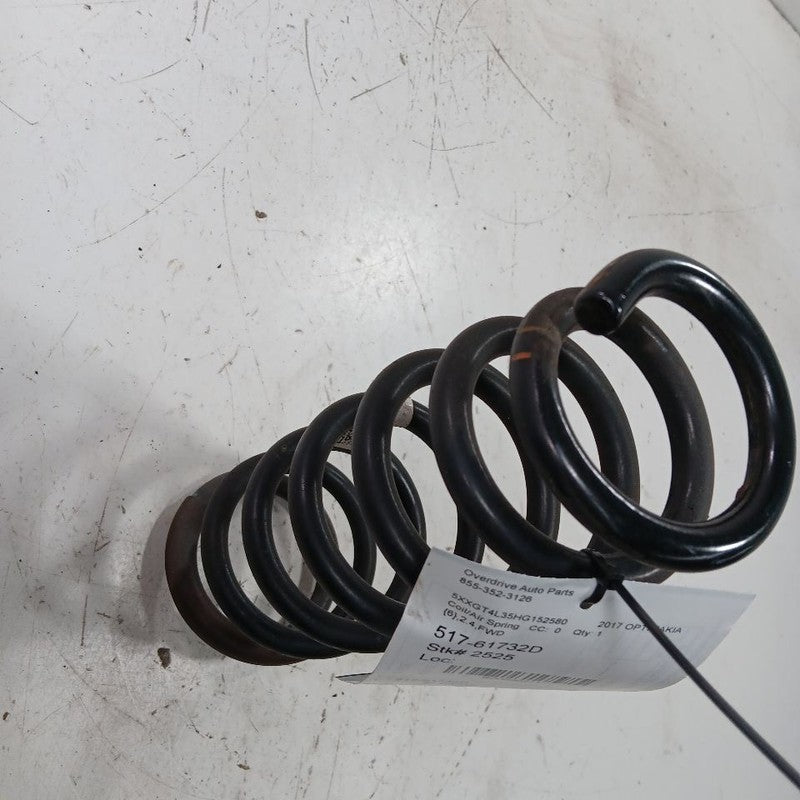 Coil Spring Rear Back US Built VIN 5 1st Digit Fits 16-20 Kia Optima