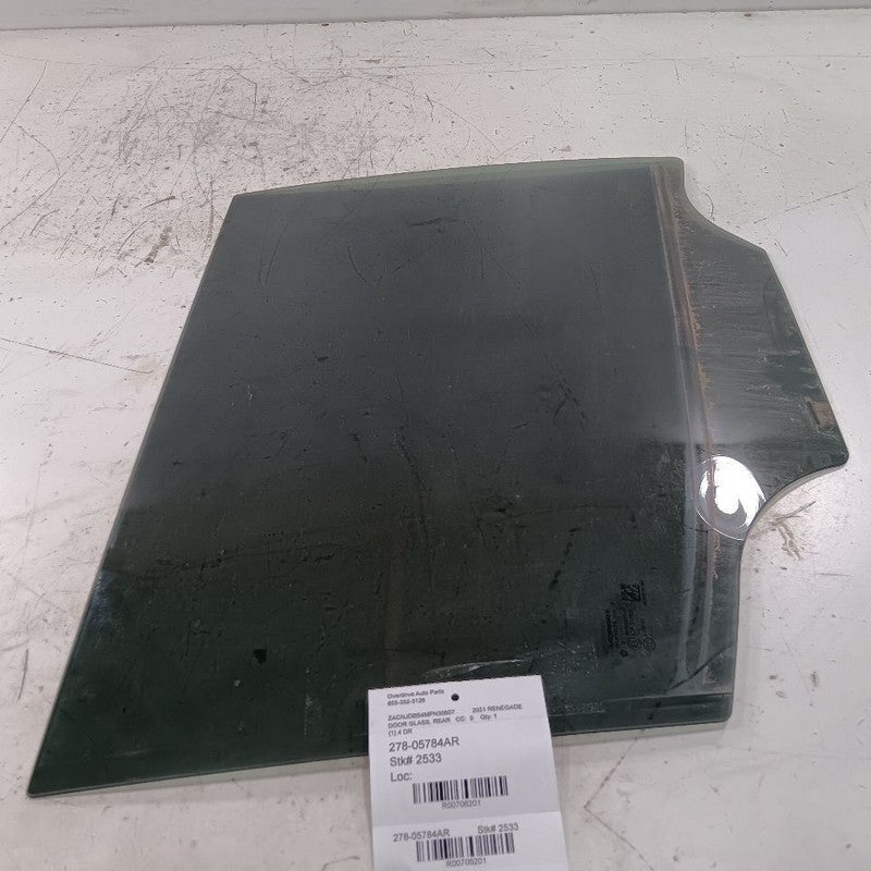 Passenger Right Rear Door Window Glass Fits 15-23 Jeep Renegade OEM