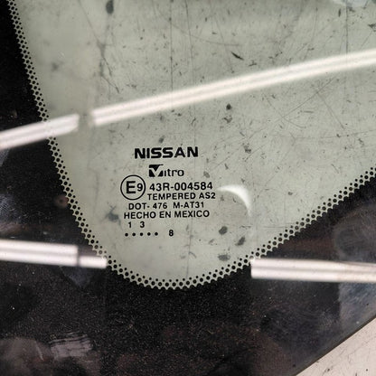 Driver Left Quarter Glass Window Hatchback Note Fits 14-19 Nissan Vers
