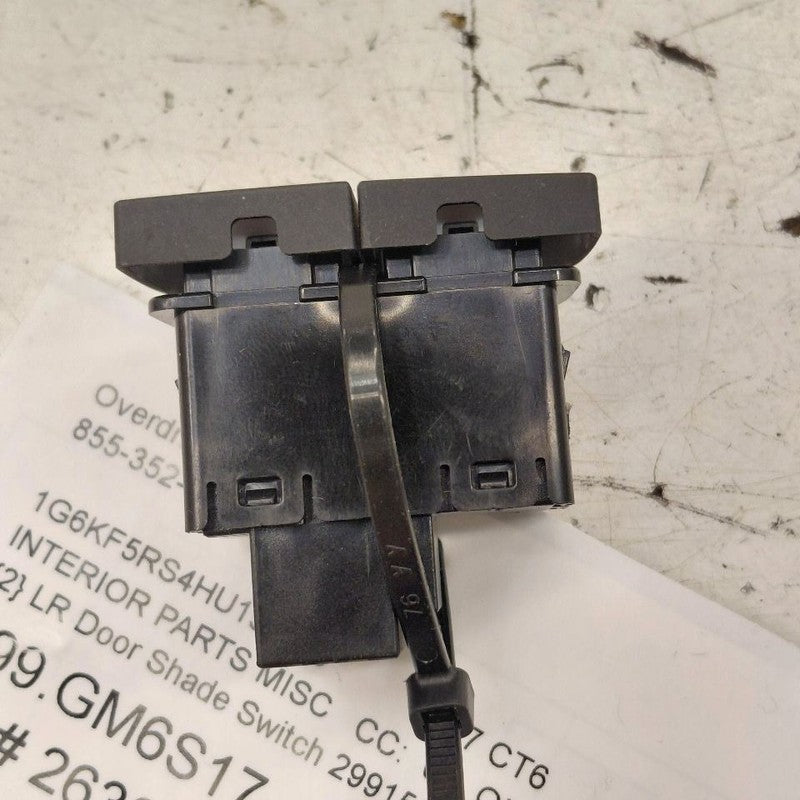 Cadillac CT6 Left Rear Door Shade Switch {299155105} 2018 2017 2016