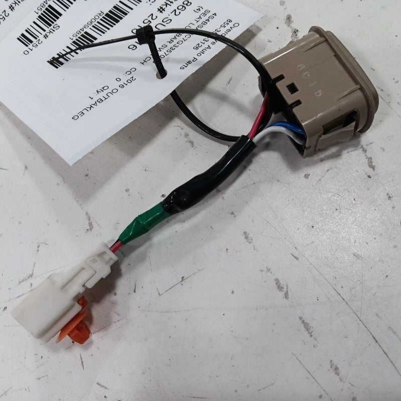 Legacy Outback Seat Lumbar Switch  2015 2016 2017