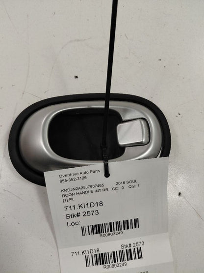Kia Soul Door Handle Right Passenger Rear Interior Inside  2017 2018 2