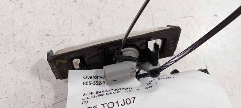 Toyota Camry License Plate Light Lamp 2007 2008 2009 OEM