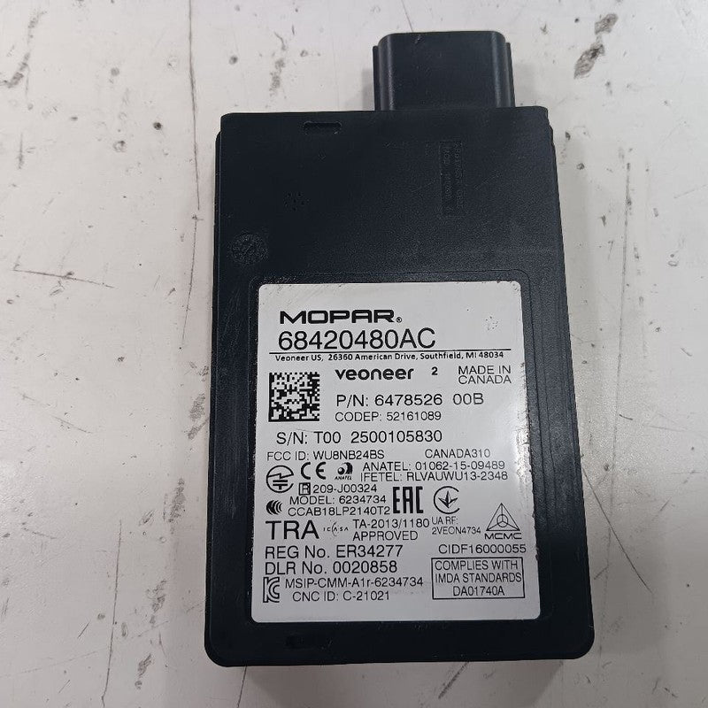 Camera Projector Radar Unit Bumper Mounted Fits 17-21 Jeep Compass