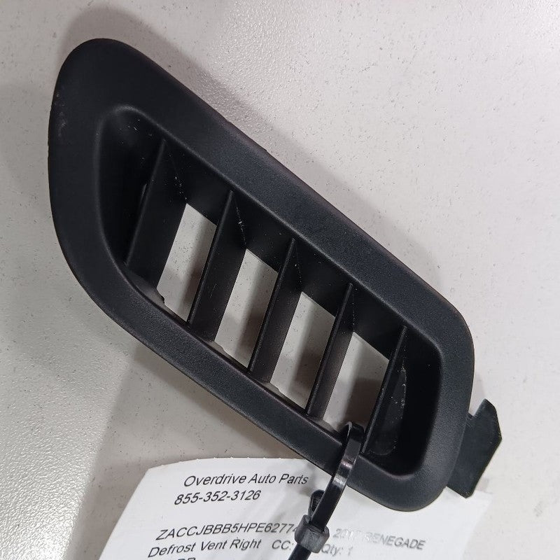 Jeep Renegade Defrost Vent Right Passenger Side  2017 2018 2019 2020
