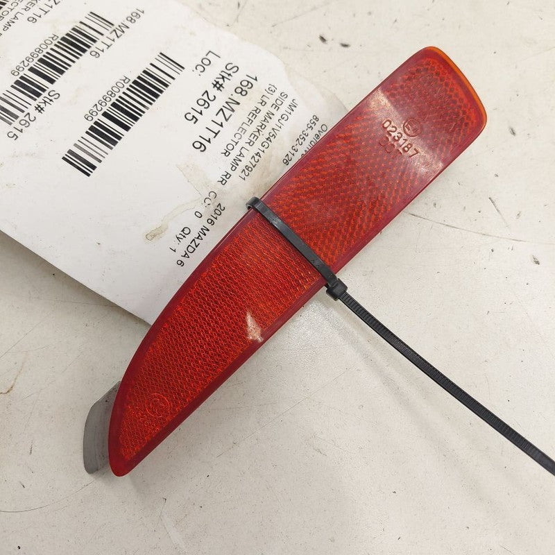 Mazda 6 Left Rear Side Marker Reflector  2016 2015 2014