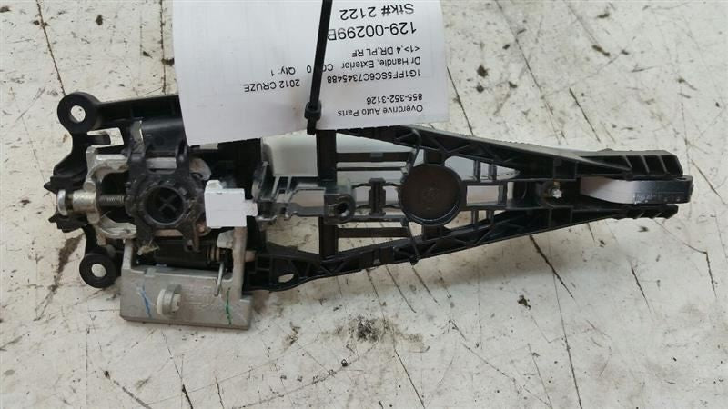 22817271 Door Handle Exterior Rear Back Sedan Without Chrome Button Fits 12-18 SONIC