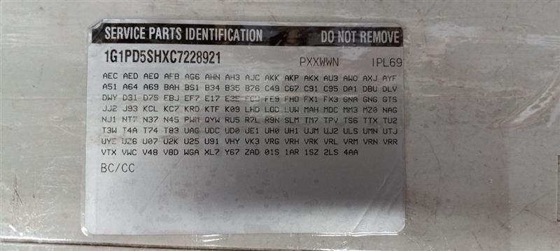 Chevy Cruze Coolant Line Crossover Pipe 2011 2012 2013 2014 OEM