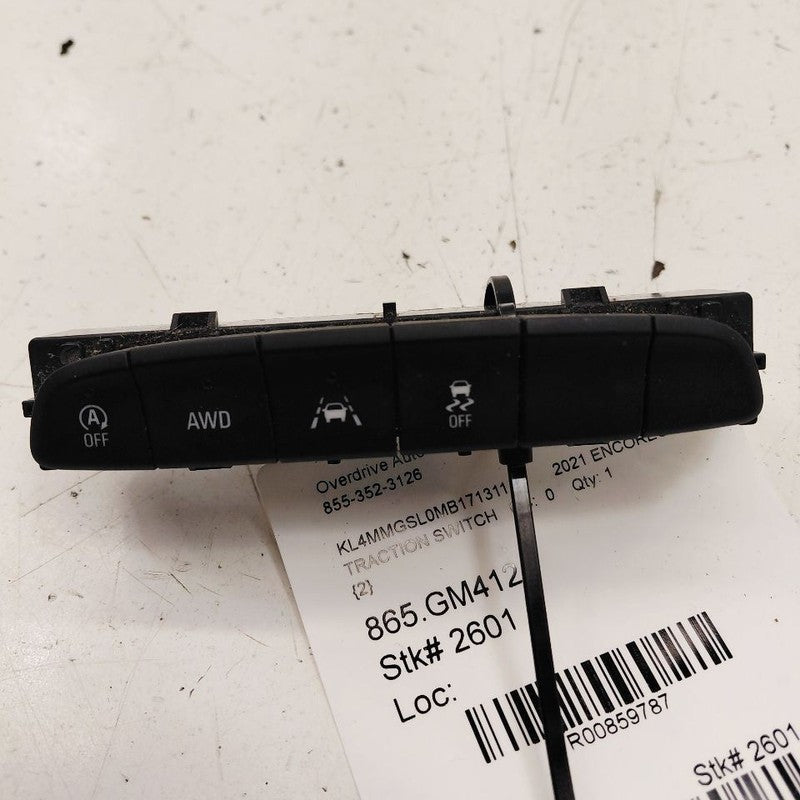 Buick Encore GX Traction Control Switch  2020 2021 2022 2023