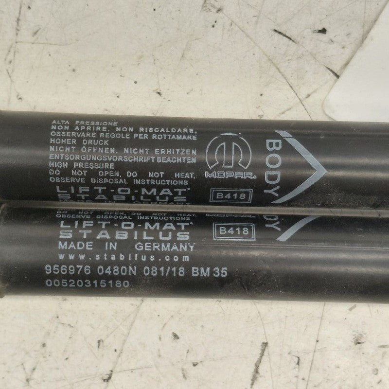 2018 Fiat 500 X Model Hatchback Hatch Back Trunk Lid Shock Strut Suppo