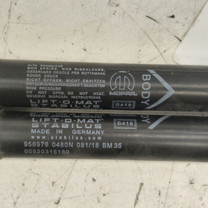2018 Fiat 500 X Model Hatchback Hatch Back Trunk Lid Shock Strut Suppo