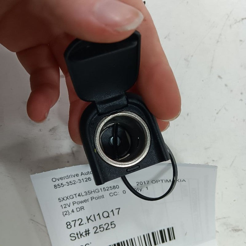 Kia Optima 12V Power Port Socket  2018 2017 2016