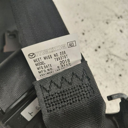 Mazda 6 Seat Belt Strap Retractor Center Middle Rear Back  2018 2019 2