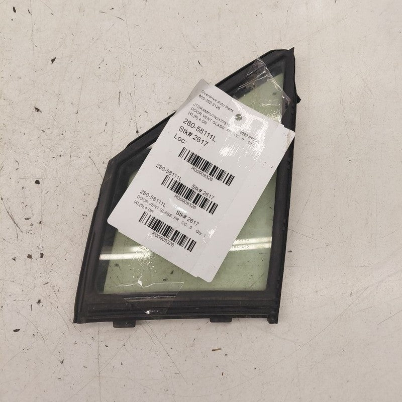 Driver Left Front Door Vent Glass Tempered Window 16-22 Toyota Prius