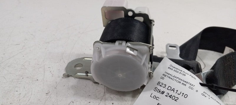 Nissan Altima Seat Belt Strap Retractor Right Passenger Rear Back 2010 2009 2008