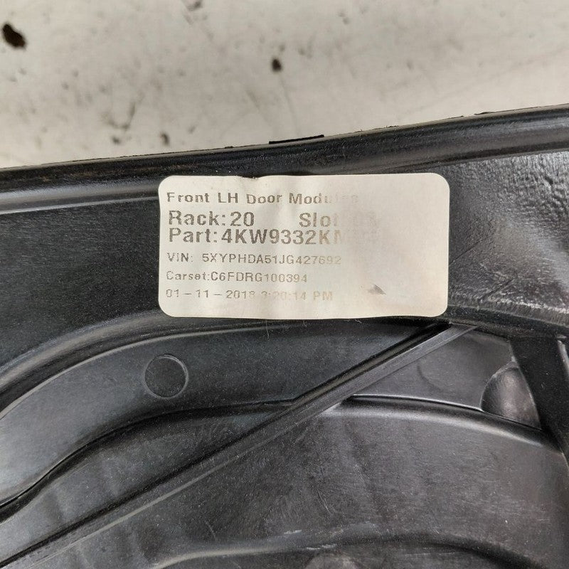 Driver Front Window Regulator Track Thru 06/03/18 16-19 Kia Sorento