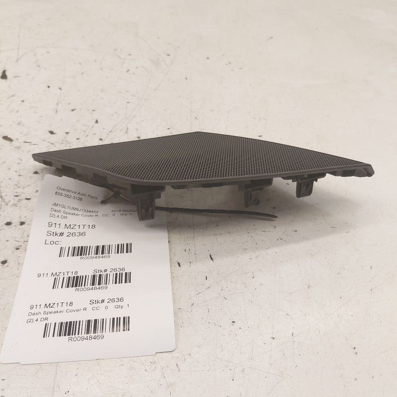 Mazda 6 Dash Speaker Cover Right Passenger Side  2018 2019 2020 2021