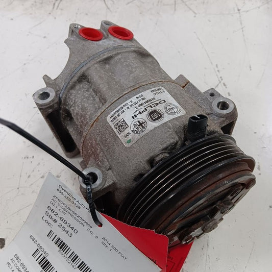 Air Conditioning AC Compressor 4 Door L Model Fits 14-17 FIAT 500 
