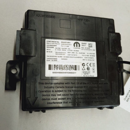 Alfa Romeo Stelvio Passive Entry Control Module {50544008} 2018 2019 2