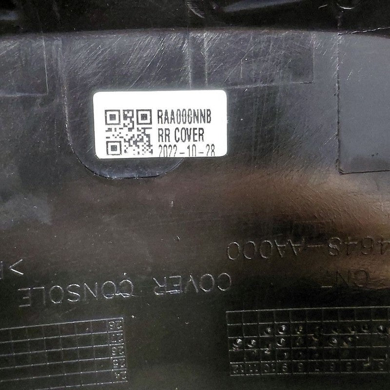 Hyundai Elantra Center Console Rear End Cap Trim Cover  2024 2023 2022
