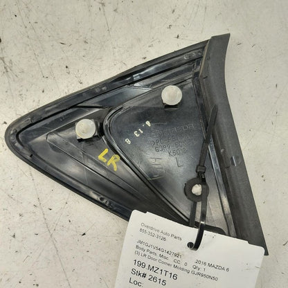Mazda 6 Left Rear Door Corner Molding {GJR950N50} 2016 2015 2014