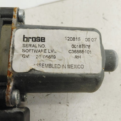 Passenger Right Front Power Window Motor Fits 13-19 Cadillac XTS
