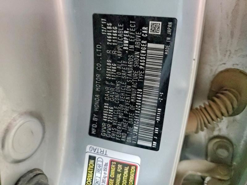 Honda Clarity License Holder Front Bracket Mount Plate Frame  2018 201