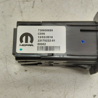 2018 Fiat 500 X Model USB Plug In Hub Port