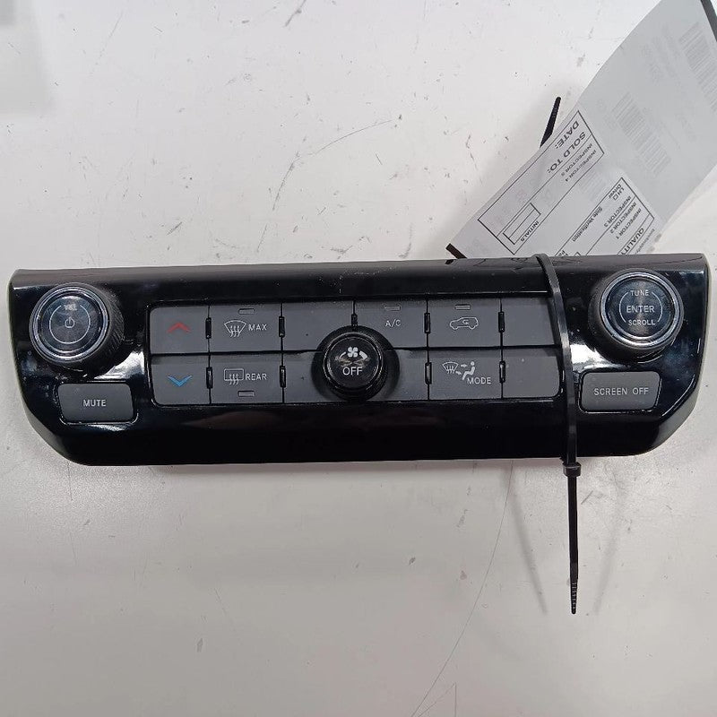 Temperature Control Heat Heater AC Switch w/o Dual Zone 22-23 Jeep Com