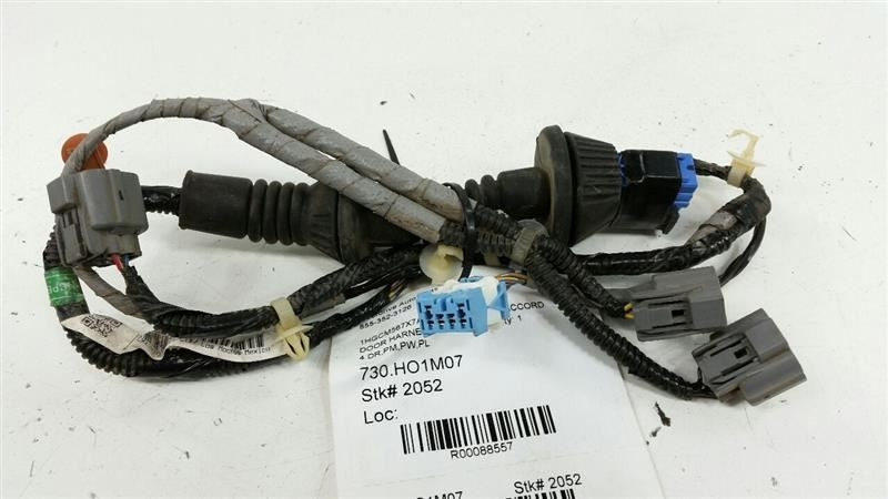 Honda Accord Door Harness Wire Wiring Right Passenger Rear Back 2005 2006 2007