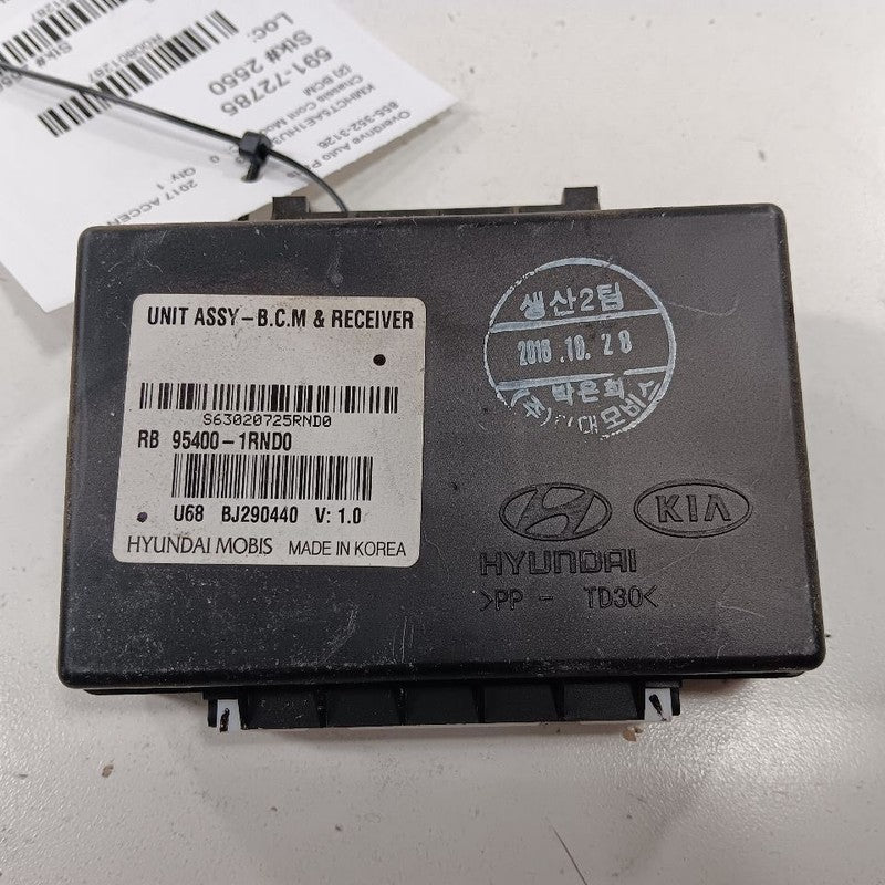 Body Control Module BCM Fits 14-17 Hyundai Accent OEM
