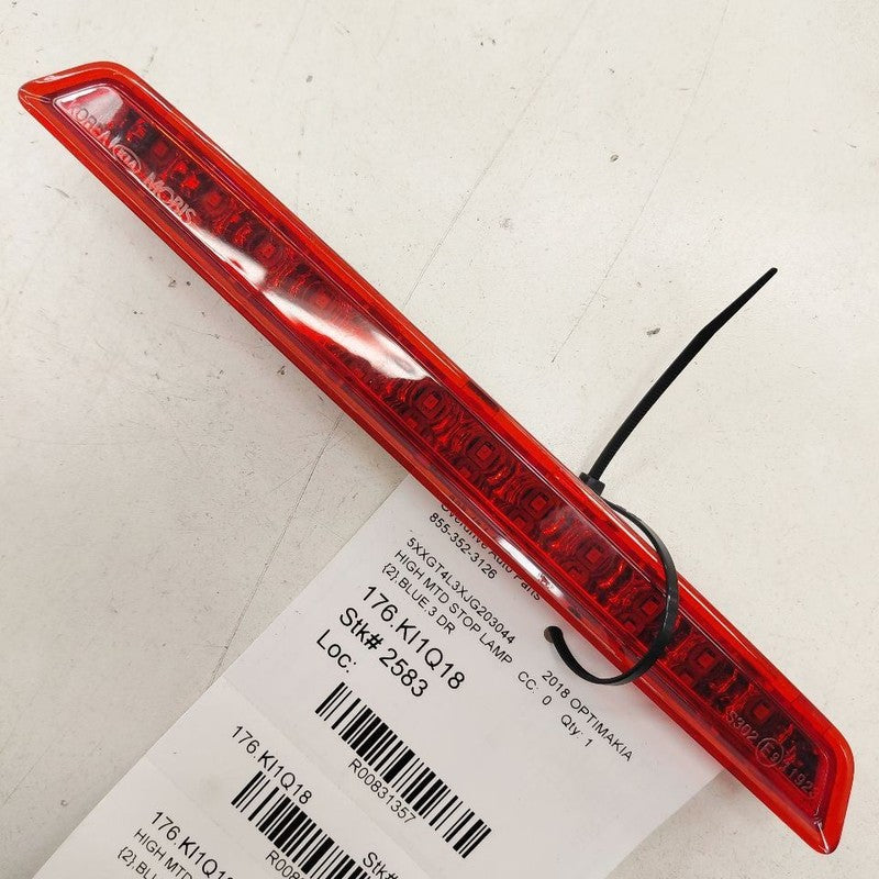 Kia Optima High Mount Tail Lamp Third 3rd Brake Light  2018 2017 2016 