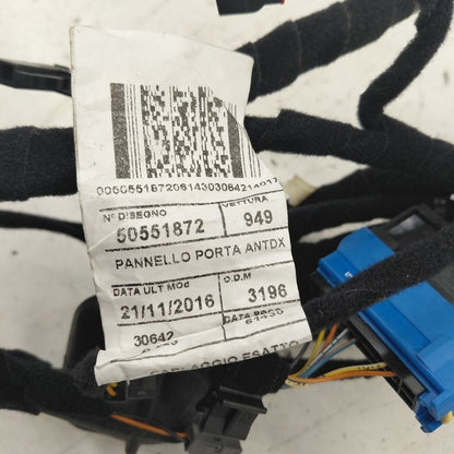 Alfa Romeo Stelvio Door Harness Wire Wiring Right Passenger Front 2018