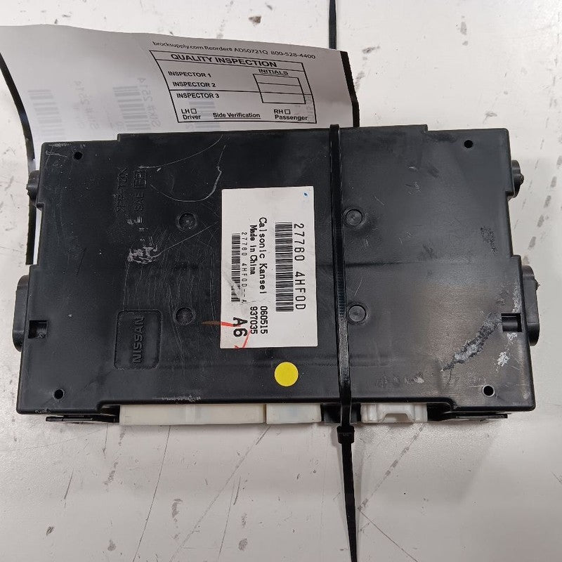 277604HF0D Temperature Computer Control Module With Air Purifier System 14-15 INFINITI Q50