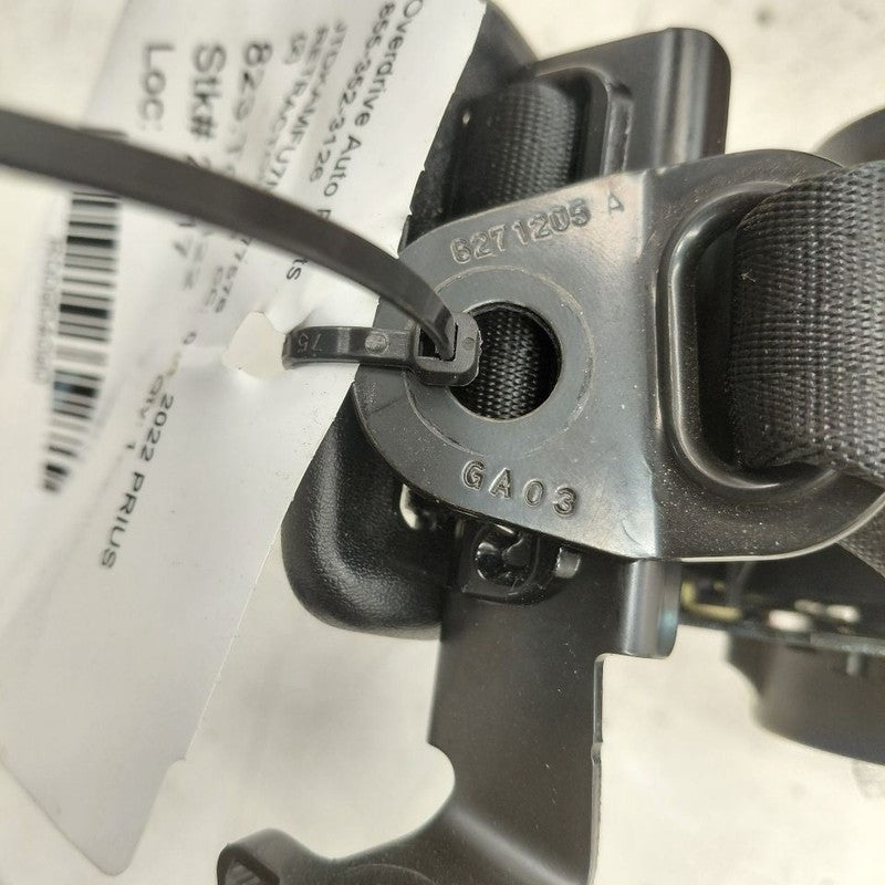Toyota Prius Seat Belt Strap Retractor Right Passenger Rear Back  2022