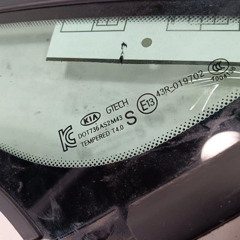 Passenger Windshield Window Glass Pillar Fits 14-18 Kia Forte OEM