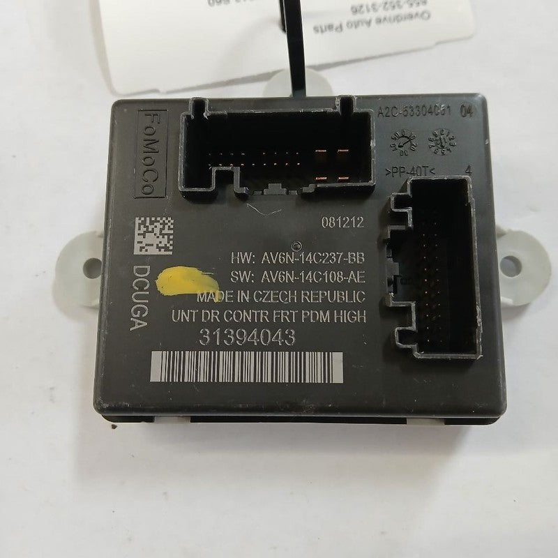Passenger Right Front Door Control Module {31394043} Fits 11-13 Volvo 