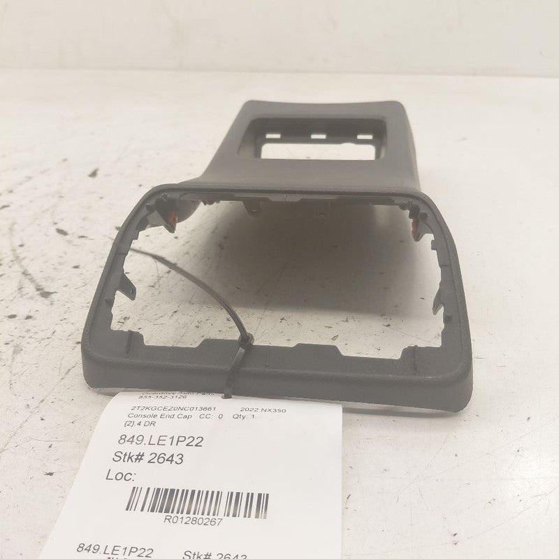 Lexus NX350 Center Console Rear End Cap Trim Cover  2022 2023 2024 202