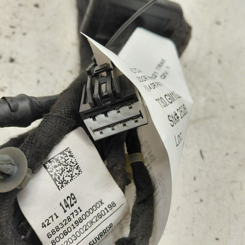 Chevy Trax Door Harness Wire Wiring Right Passenger Rear  2022 2021