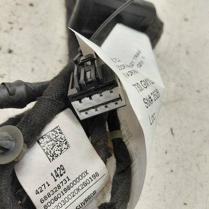 Chevy Trax Door Harness Wire Wiring Right Passenger Rear  2022 2021