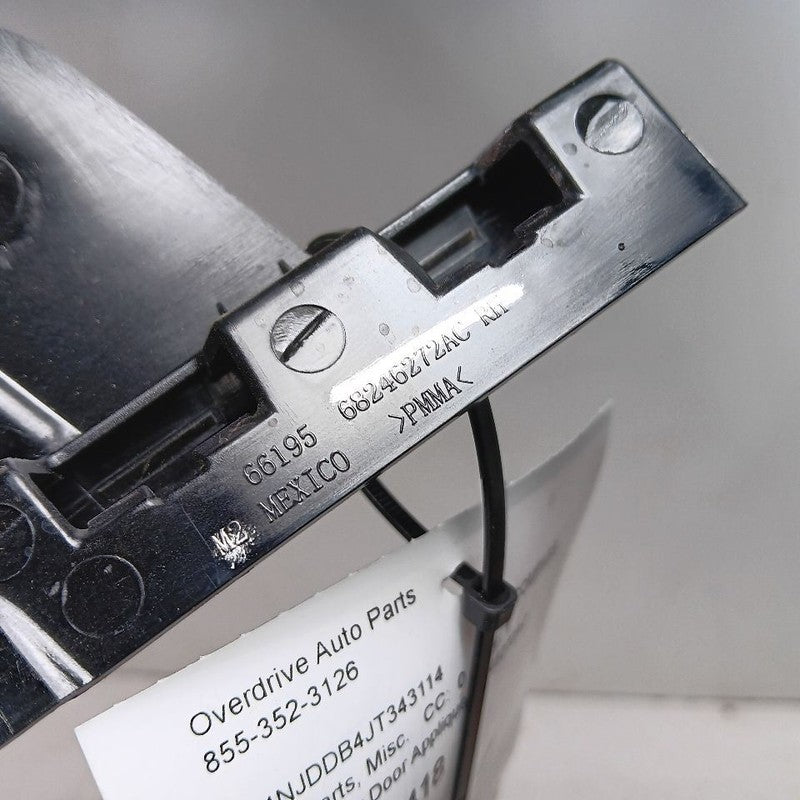 Jeep Compass Right Rear C-Pillar Trim Door Applique 68246272AC 2017 2018 2019