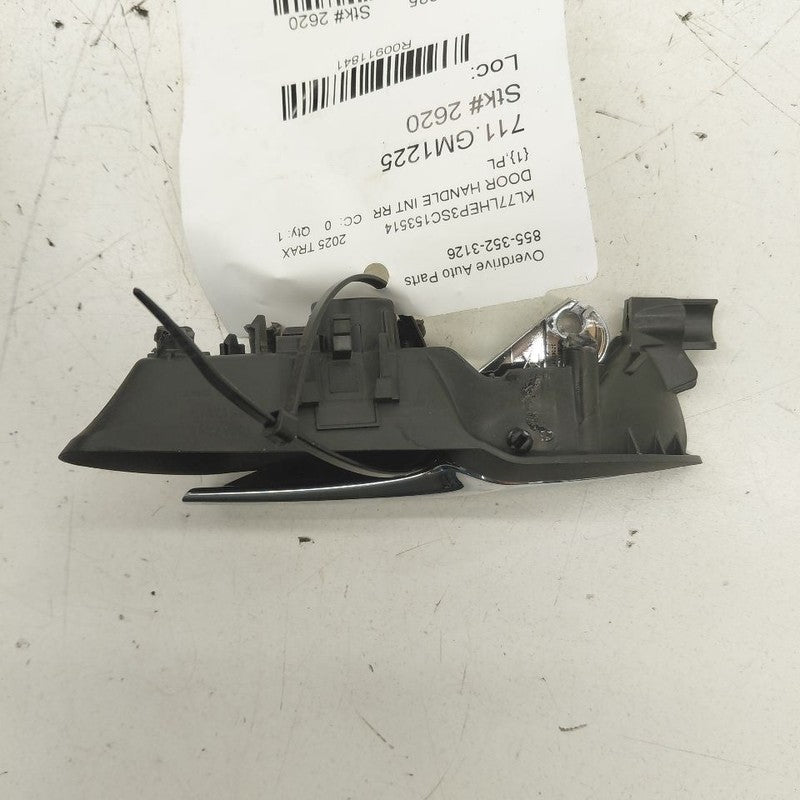Chevy Trax Door Handle Right Passenger Rear Interior Inside  2025 2024