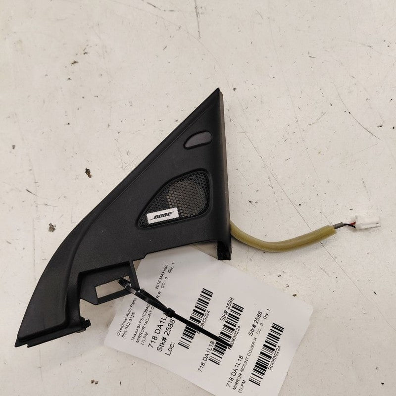 Nissan Maxima Mirror Mount Cover Door Trim Right Passenger  2018 2017 