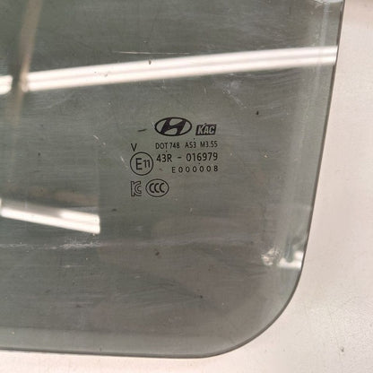 Left Rear Door Glass Window US Built Fits 19-23 Hyundai Santa Fe