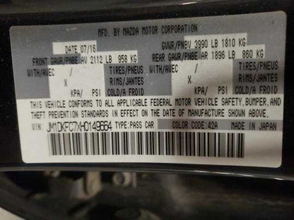 Mazda CX-3 Trunk Latch Release Handle Lever Switch  2016 2017 2018 OEM