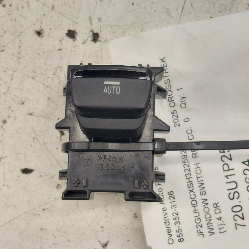 Subaru XV Crosstrek Power Window Switch Right Passenger Front  2025 20
