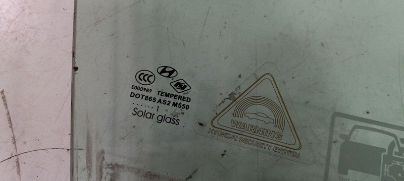 Passenger Front Door Glass VIN C 5th Digit Hybrid Fits 11-15 SONATA 43