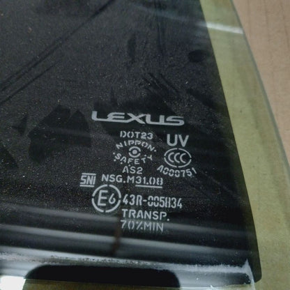 Passenger Right Rear Door Glass Window Fits 14-20 Lexus IS350
