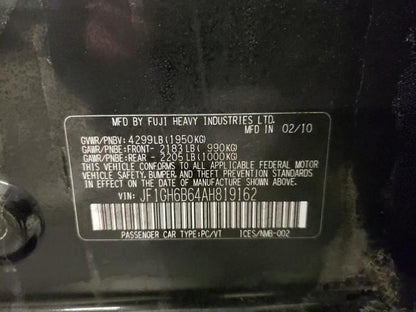 Impreza Mirror Switch View Power Door Mirror Switch 2008 2009 2010 2011 2012