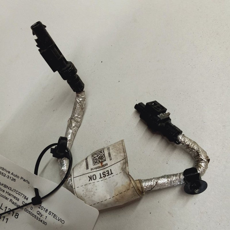 Alfa Romeo Stelvio Oil Cooler Radiator Harness {00500533430} 2018 2019